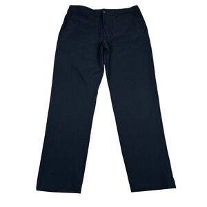 Lululemon ABC‎ Pants Slim Warpstreme Navy Blue Commuter Casual Size 35 Mens